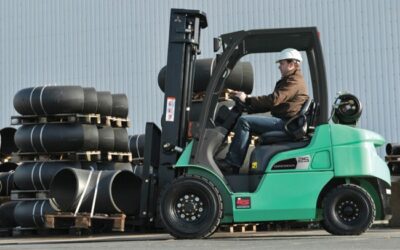 New fleet of LPG Mitsubishi forklifts