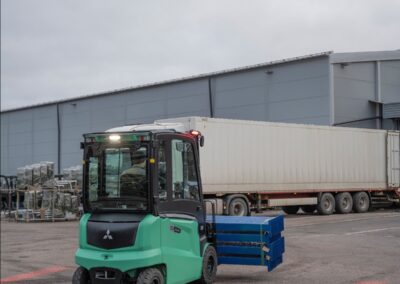 Forklift Hire in Manchester for your warehouse - Operating your forklift safely outside